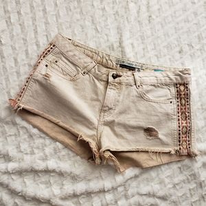 Zara Trafaluc  Southwestern  Cutoff Shorts